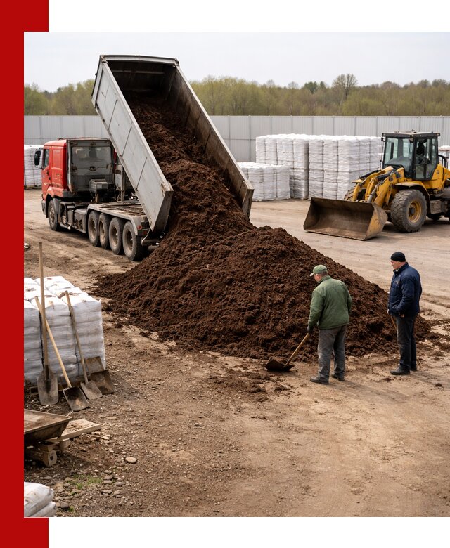 Доставка торфяных смесей оптом и в розницу в Тулуне