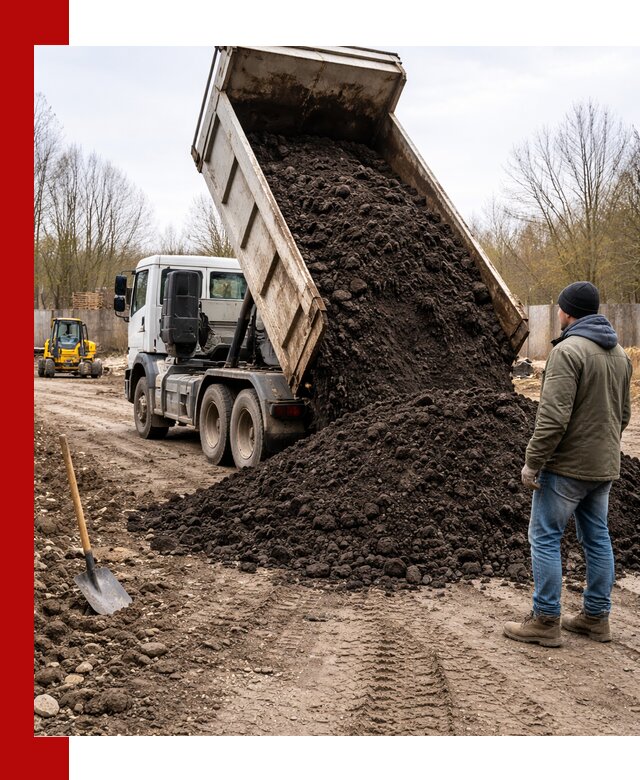 Доставка чернозема навалом в Тулуне быстро и выгодно