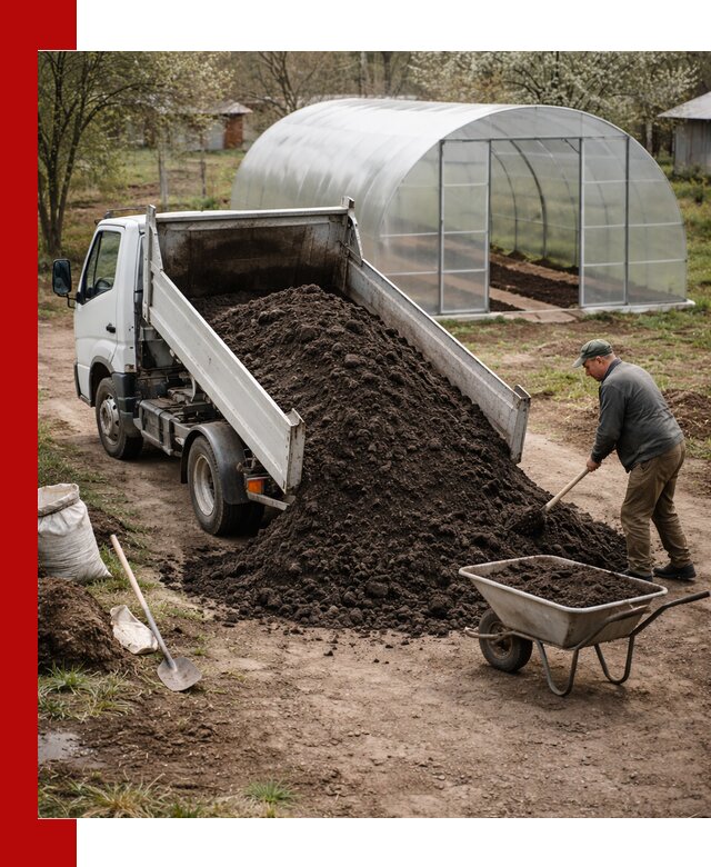 Чернозем для теплицы с доставкой в Тулуне