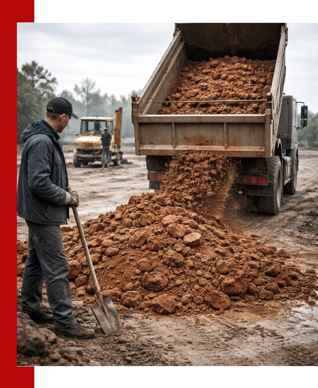 Глина для засыпки в Тулуне с доставкой самосвалами