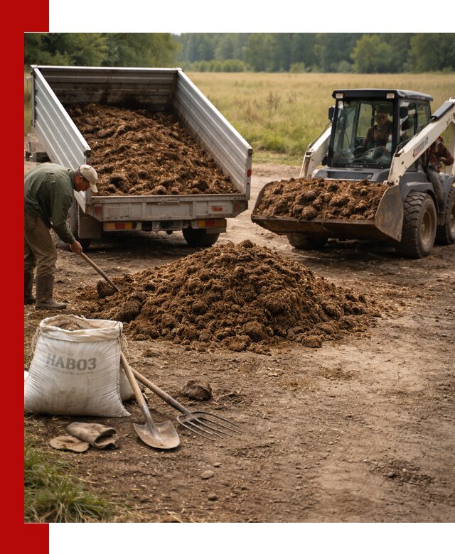 Доставка конского навоза в Тулуне с разгрузкой и доставкой на объект