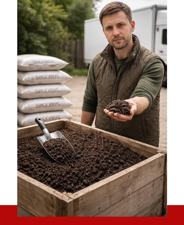 Купить биогумус в Тулуне с доставкой от 9172 р. за куб | ПРОНЕРУДТлн