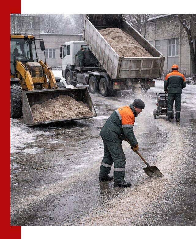 Реагент против гололеда с доставкой и нанесением в Тулуне