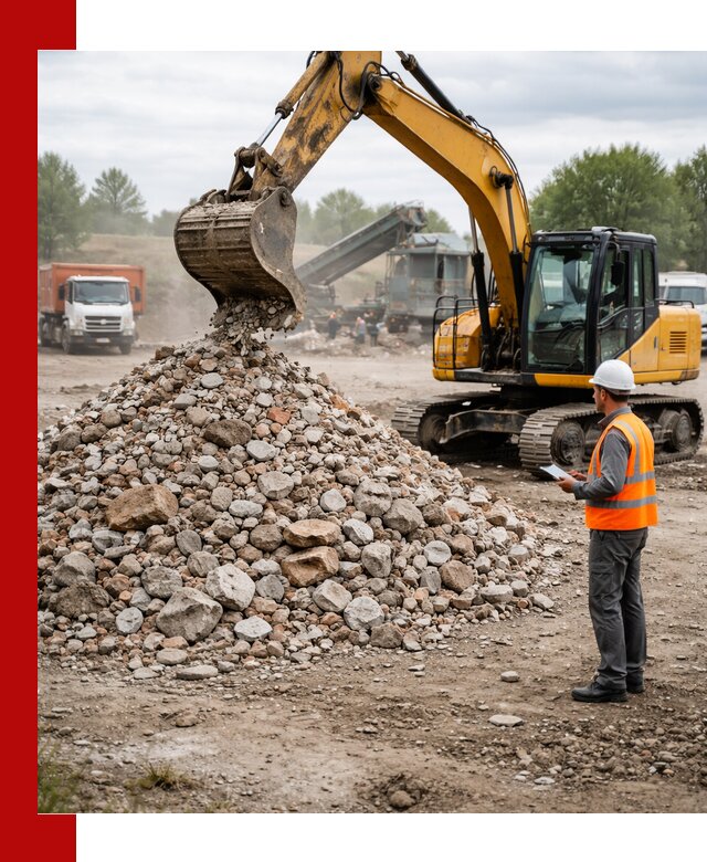 Доставка и вывоз строительного боя в Тулуне