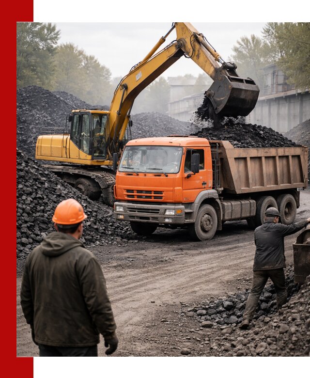 Доставка угля автотранспортом в Тулуне быстро и выгодно