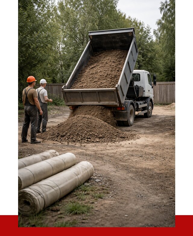 Доставка сыпучих материалов самосвалом в Тулун от 4532 р. | ПРОНЕРУДТлн