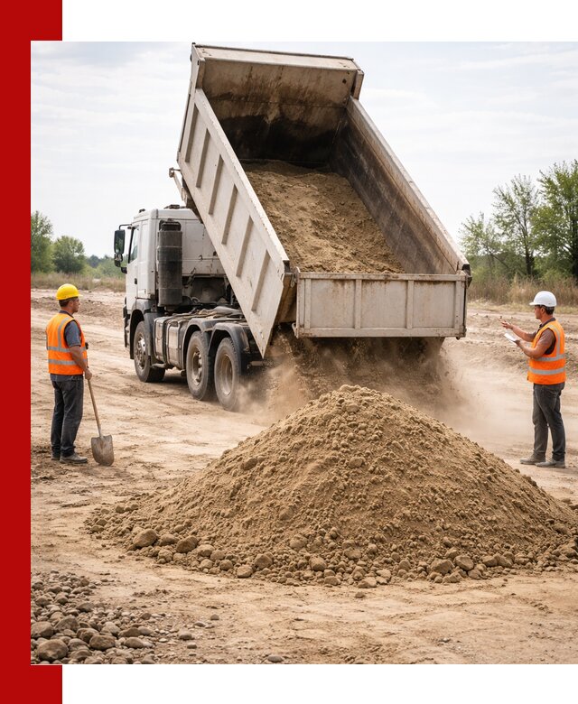 Доставка самосвалом 15 кубов в Тулуне за город и по городу