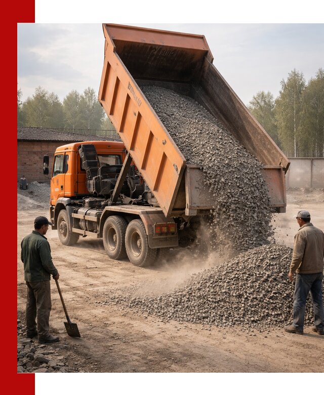 Доставка самосвалом 20 м3 в Тулуне быстро и надежно