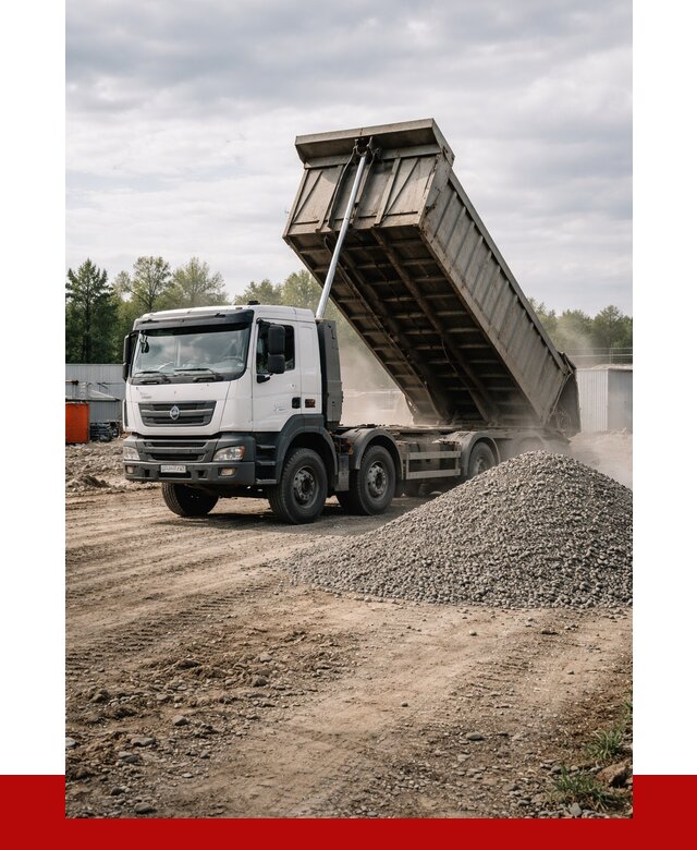 Доставка самосвалом 40 кубов в Тулуне от 9711 р. | ПРОНЕРУДТлн