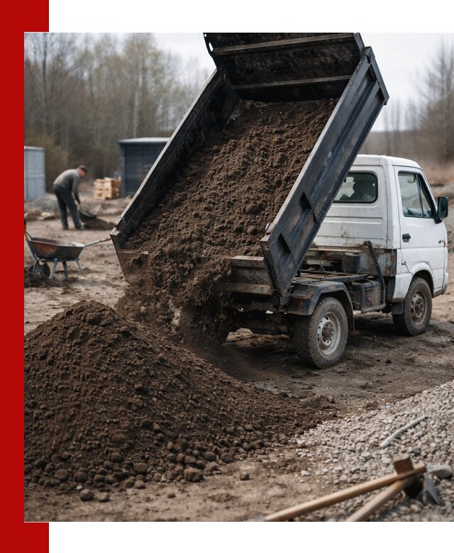 Аренда минисамосвала в Тулуне для доставки сыпучих материалов