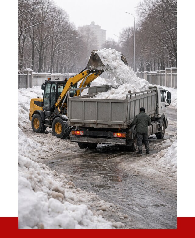 Вывоз снега с погрузкой в Тулуне от 3777 р. ПРОНЕРУДТлн