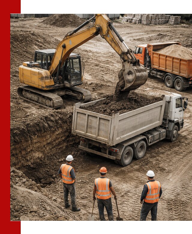 Разработка грунта для строительства и благоустройства в Тулуне