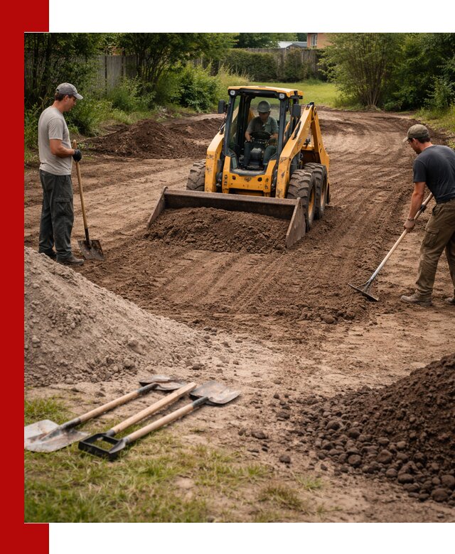 Планировка участка грунтом с вывозом и доставкой в Тулуне